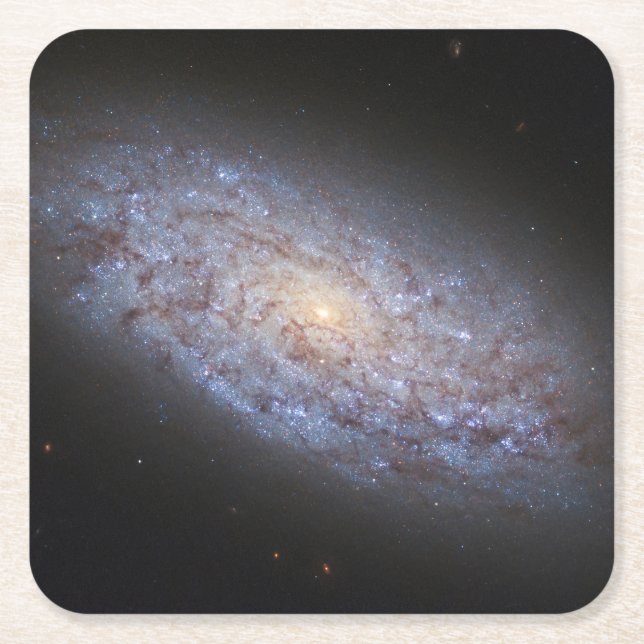 Dwarf Galaxy Ngc 5949. Underlägg Papper Kvadrat (Framsidan)