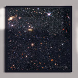 Dwarf Galaxy WLM James Webb Space Telescope Hi-Res Poster<br><div class="desc">Denna vackra rymdbild fångades upp av NASA:s nya James Webb Space Telescope i juli 2022. Den visar en del av Varg-Lundmark-Melotte-dvärggalaxen (WLM) i häpnadsväckande detaljrikedom. Den användor många exponeringar av NIRCam, teleskopets nära infraröda ljusfilter. Förstorad och utökad för att skrivas ut av BevalSpace. Beskrivande text kan ändras eller tas bort...</div>