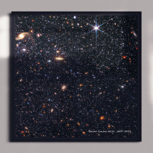 Dwarf Galaxy WLM James Webb Space Telescope Hi-Res Poster
