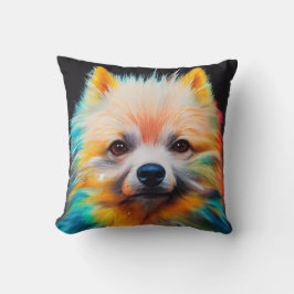 Dwarf German Spitz Hund Pet Cute Adsible Animal Kudde
