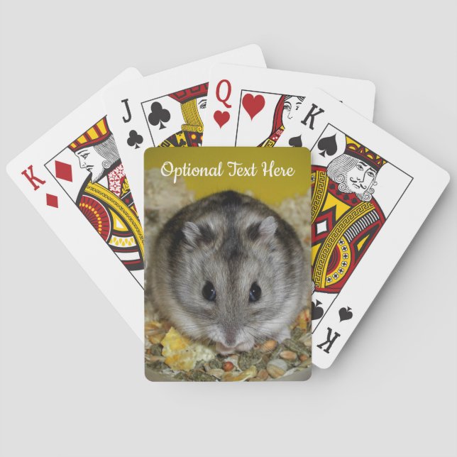 Dwarf Hamster Pet Casinokort (Baksidan)