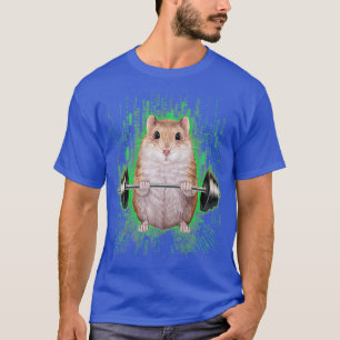 Dwarf Hamster Weightlift i Cyber Fitness Gym T Shirt