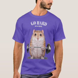 Dwarf Hamster Weightlift i Fitness Gym T Shirt