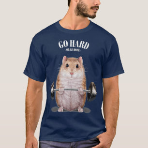 Dwarf Hamster Weightlift i Fitness Gym T Shirt