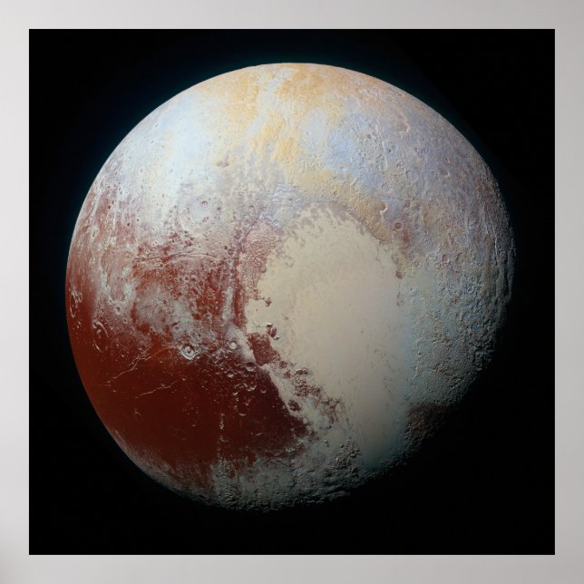 Dwarf Planet Pluto Poster (Framsidan)