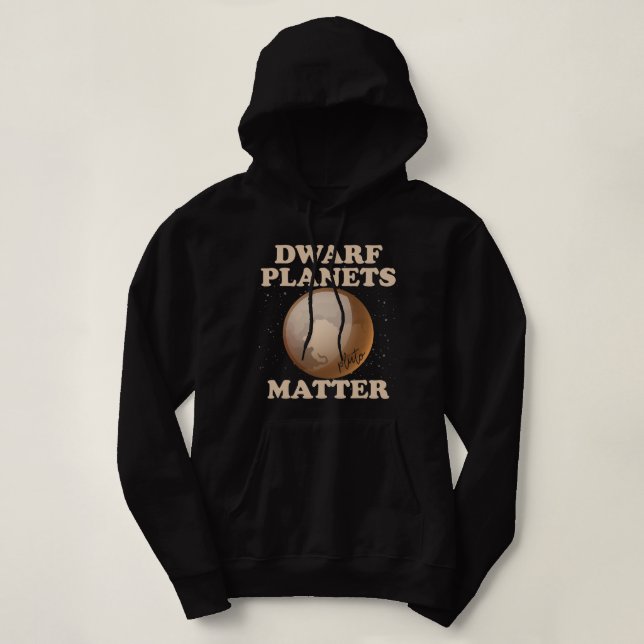 Dwarf Planets Matter Funny Planet Pluto T Shirt (Design framsida)