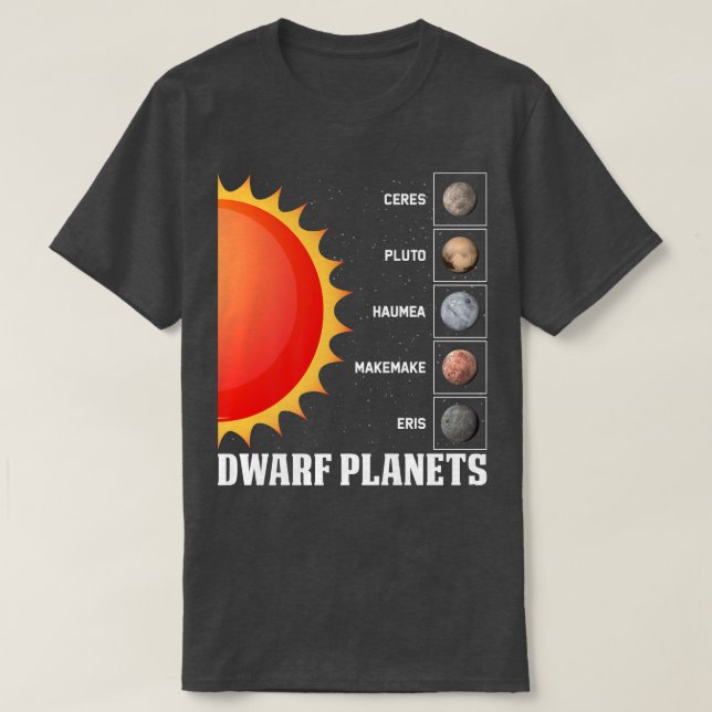 Dwarf Planets Space Eplorer Astronaut Astronomer T Shirt (Design framsida)