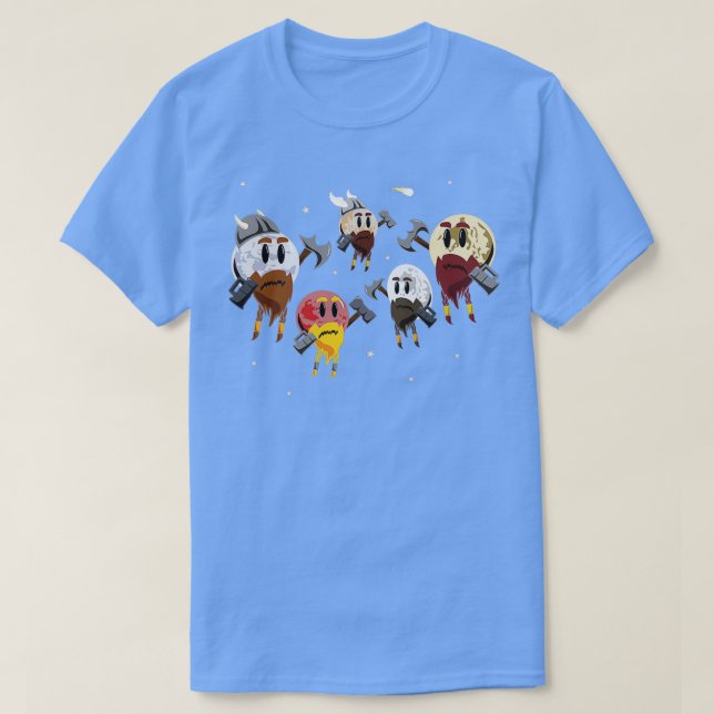 Dwarf Planets T Shirt (Design framsida)