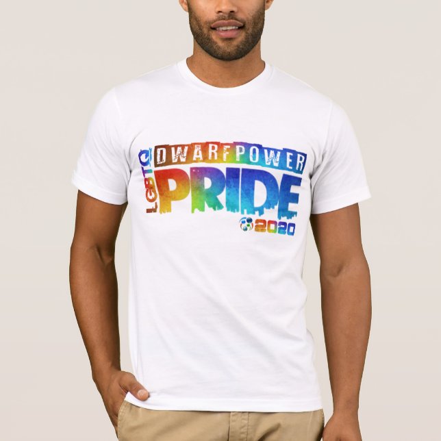 Dwarf-Pridet juni 2020 HBT TQ-Pridet Månadsskifte T Shirt (Framsida)