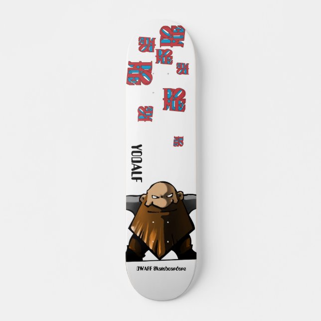 Dwarfskateboarders Yodalf Le Dome model Skateboard Bräda 19,5 Cm (Framsida)