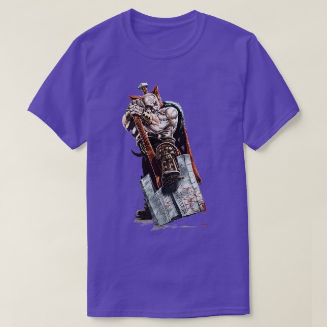 Dwarven Barbarian T Shirt (Design framsida)