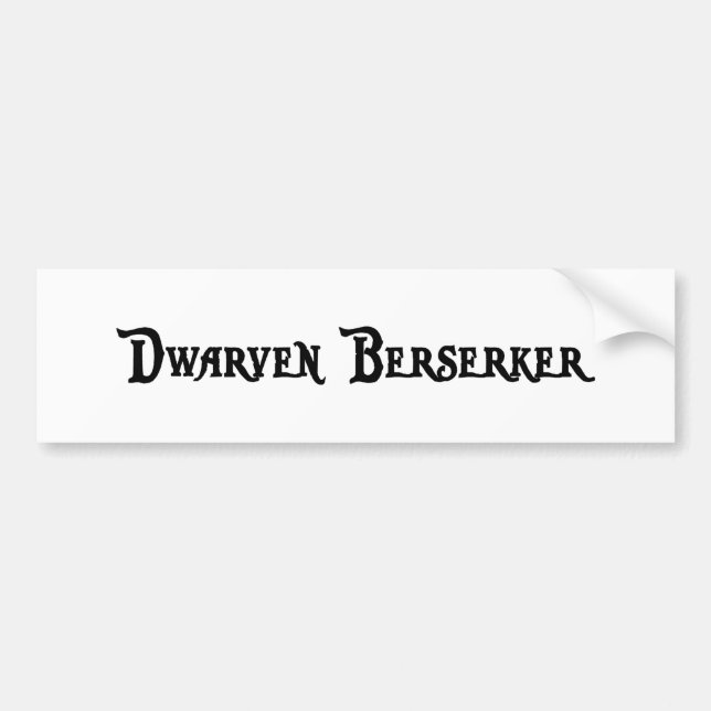 Dwarven Berserker bildekal (Framsidan)