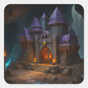 Dwarven Castle of the Blacksmith's Forge Fyrkantigt Klistermärke