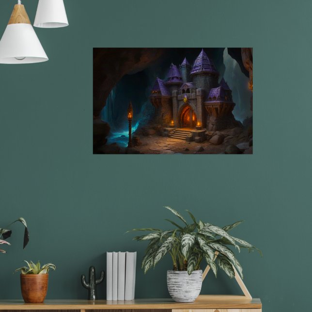 Dwarven Castle of the Blacksmith's Forge Poster (Vardagsrum 1)