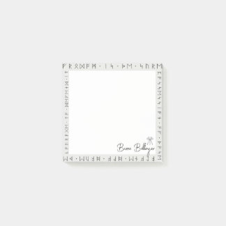 Dwarven runes dungeons and Drons post-it notes