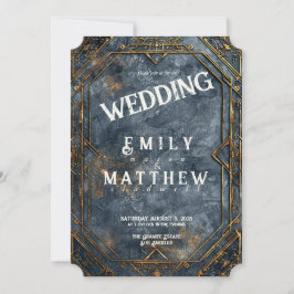 Dwarven Splendor Fantasy Bröllop Inbjudningar