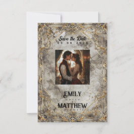 Dwarven Splendor Fantasy Bröllop Spara Datumet