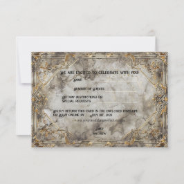 Dwarven Splendor Fantasy Bröllop - tackkort Tack Kort