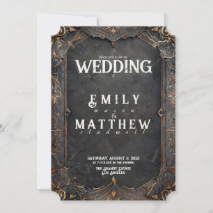 Dwarven Splendor Fantasy Wedding bjudande Inbjudningar
