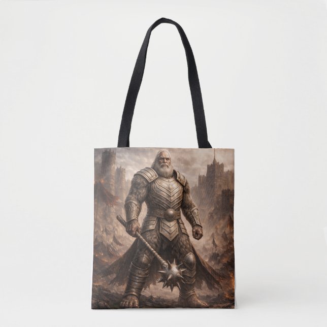Dwarves at War Tote Bag Tygkasse (Framsida)