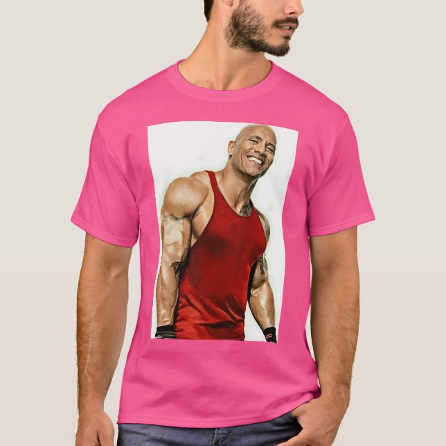 Dwayne Johnson T Shirt (Framsida)
