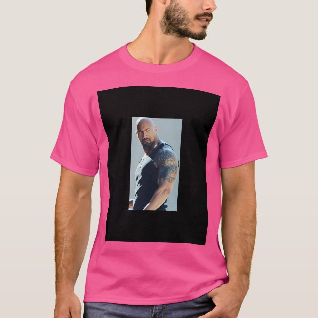 Dwayne Johnson T Shirt (Framsida)