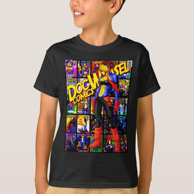 DWB-comixvessla T Shirt (Framsida)