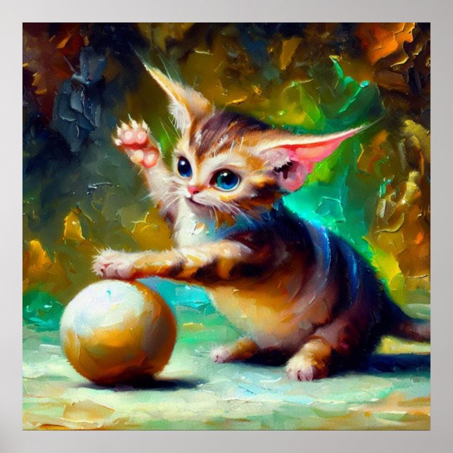 Dwelf Cat Poster (Framsidan)