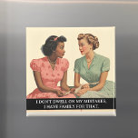 Dwell inte på Mistakes Funny Retro 50s Magnet<br><div class="desc">Den här designen har skapats genom digital grafik. Det kan vara personlig i området att tillhandahålla eller anpassa genom att klicka för att anpassa ytterligare alternativ och ändra namn, initialer eller ord. Du kan också ändra texten färg och stil eller ta bort texten för en bilddesign. Kontakta mig på colorflowcreations@gmail.com...</div>
