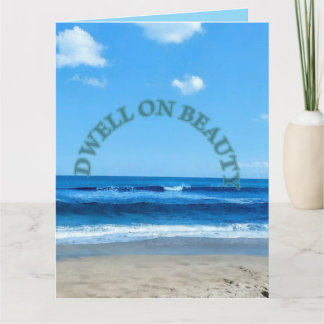 Dwell on joy beach scene  kort
