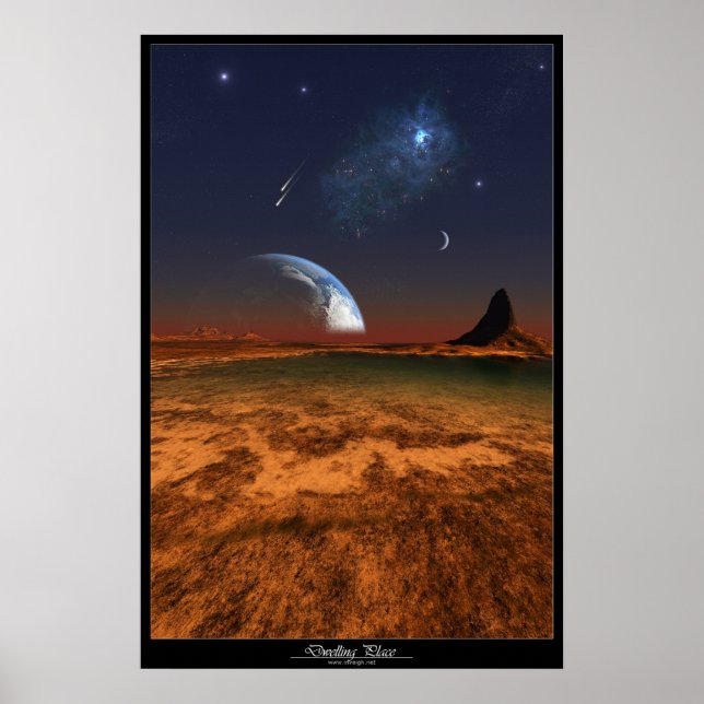 Dwelling Ställe Poster (Framsidan)