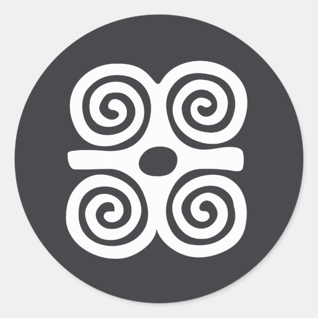 Dwennimmen Runt Klistermärke (Framsida)