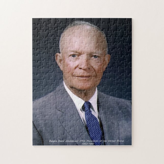 Dwight D. Eisenhower 34:e talman Pussel (Vertikal)