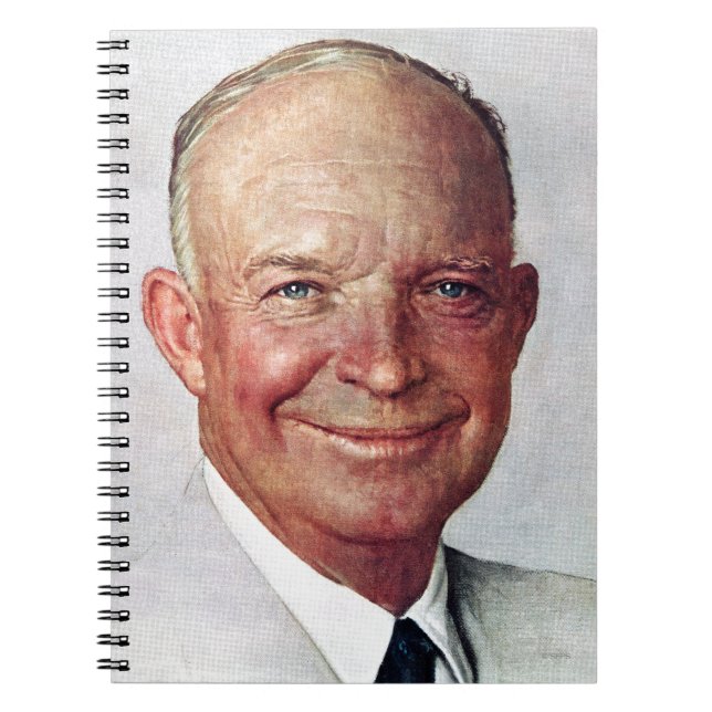 Dwight D. Eisenhower Anteckningsbok Med Spiral (Framsidan)