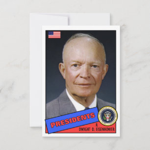 Dwight D. Eisenhower Baseball Card