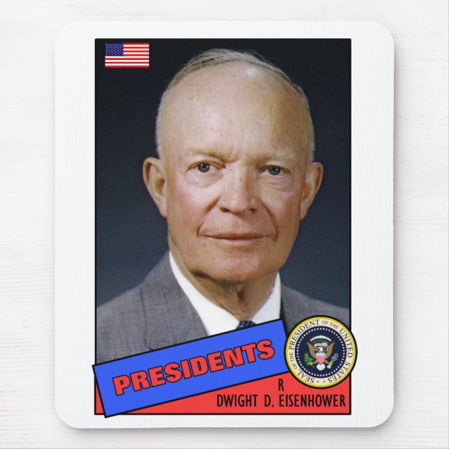 Dwight D. Eisenhower Basebollkort Musmatta (Framsidan)