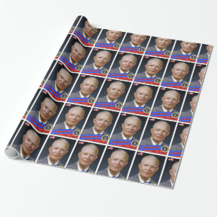 Dwight D. Eisenhower Basebollkort Presentpapper
