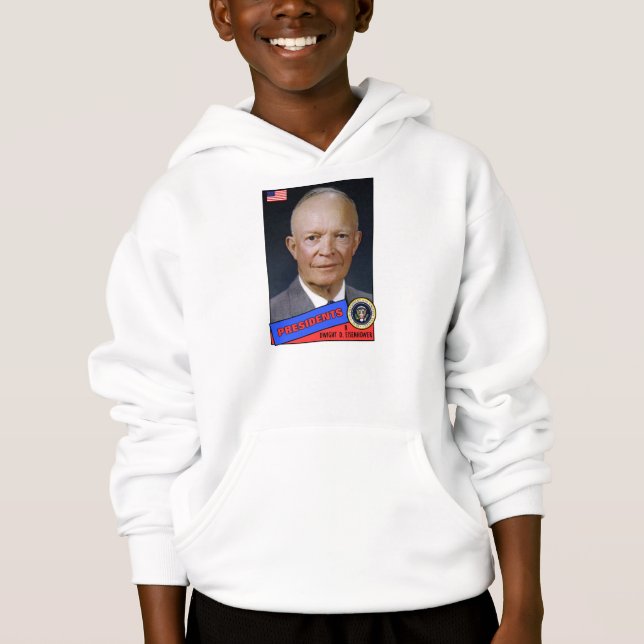 Dwight D. Eisenhower Basebollkort T-shirt (Framsida)