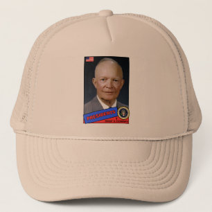 Dwight D. Eisenhower Basebollkort Truckerkeps