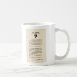 Dwight D. Eisenhower beställer av dagen (1944) Kaffemugg