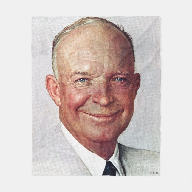 Dwight D. Eisenhower Fleecefilt (Framsidan)