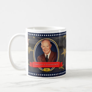 Dwight D. Eisenhower historisk mugg