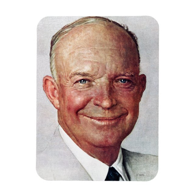 Dwight D. Eisenhower Magnet (Vertikal)
