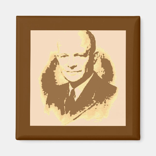 Dwight D Eisenhower Magnet (Framsidan)
