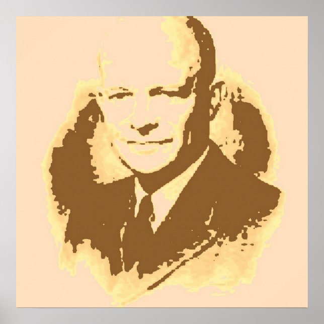 Dwight D Eisenhower Poster (Framsidan)