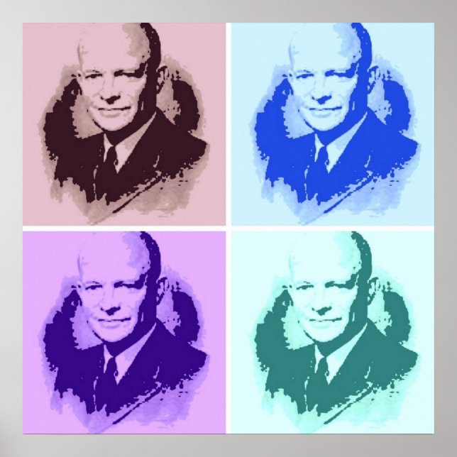 Dwight D Eisenhower Poster (Framsidan)
