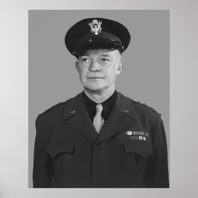 Dwight D. Eisenhower Poster (Framsidan)