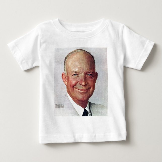 Dwight D. Eisenhower Tee Shirt (Framsida)