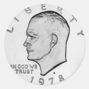 Dwight David "Ike" Eisenhower Runt Klistermärke
