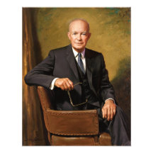 Dwight Eisenhower President Vitahus Porträtt